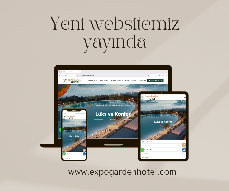 Yeni websitemiz yayında